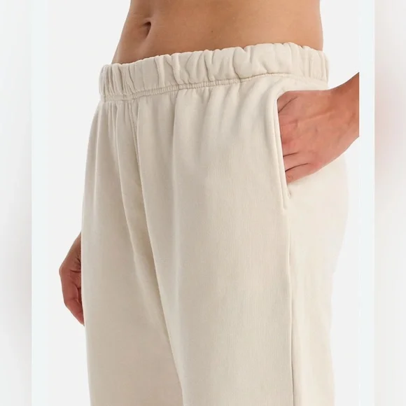 MATE the Label Cream Joggers Sustainable Organic Cotton Size M - Picture 3 of 8